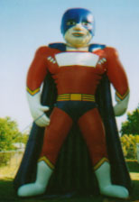 25 feet tall Super Hero shape advertising inflatable for sale and rent in Florida